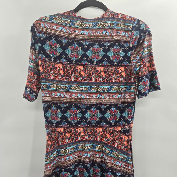 Agnes & Dora Boho Short Sleeved Maxi Dress Size Large - Picture 10 of 14